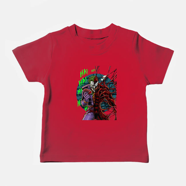 The Carnage That Laughs-Baby-Basic-Tee-Ozzy Fernandez