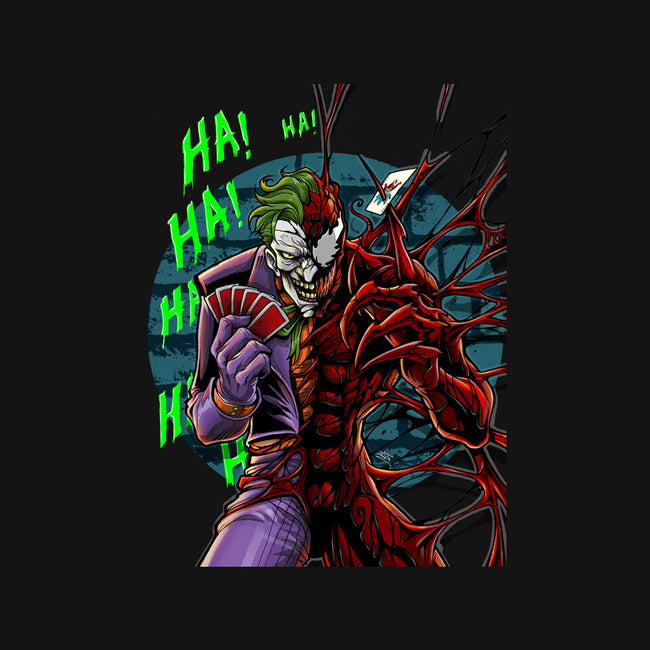 The Carnage That Laughs-Womens-Off Shoulder-Sweatshirt-Ozzy Fernandez