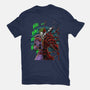 The Carnage That Laughs-Womens-Basic-Tee-Ozzy Fernandez