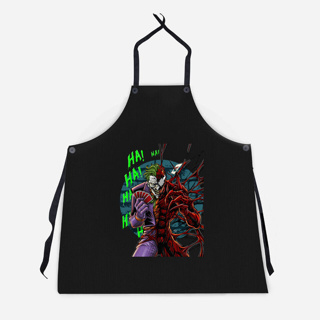 The Carnage That Laughs-Unisex-Kitchen-Apron-Ozzy Fernandez