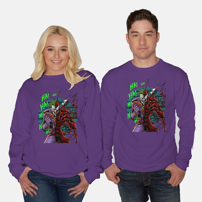 The Carnage That Laughs-Unisex-Crew Neck-Sweatshirt-Ozzy Fernandez