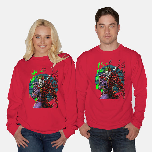 The Carnage That Laughs-Unisex-Crew Neck-Sweatshirt-Ozzy Fernandez