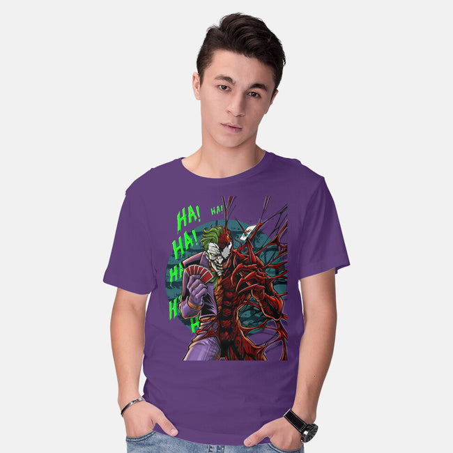 The Carnage That Laughs-Mens-Basic-Tee-Ozzy Fernandez
