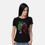 The Carnage That Laughs-Womens-Basic-Tee-Ozzy Fernandez