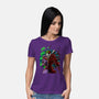 The Carnage That Laughs-Womens-Basic-Tee-Ozzy Fernandez