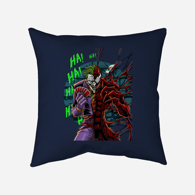 The Carnage That Laughs-None-Removable Cover w Insert-Throw Pillow-Ozzy Fernandez