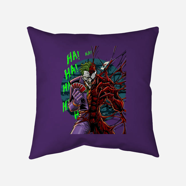 The Carnage That Laughs-None-Removable Cover w Insert-Throw Pillow-Ozzy Fernandez