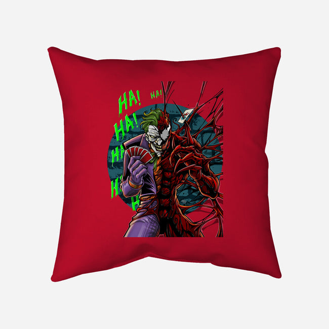 The Carnage That Laughs-None-Removable Cover w Insert-Throw Pillow-Ozzy Fernandez
