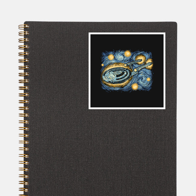 Starry Journey-None-Glossy-Sticker-momma_gorilla