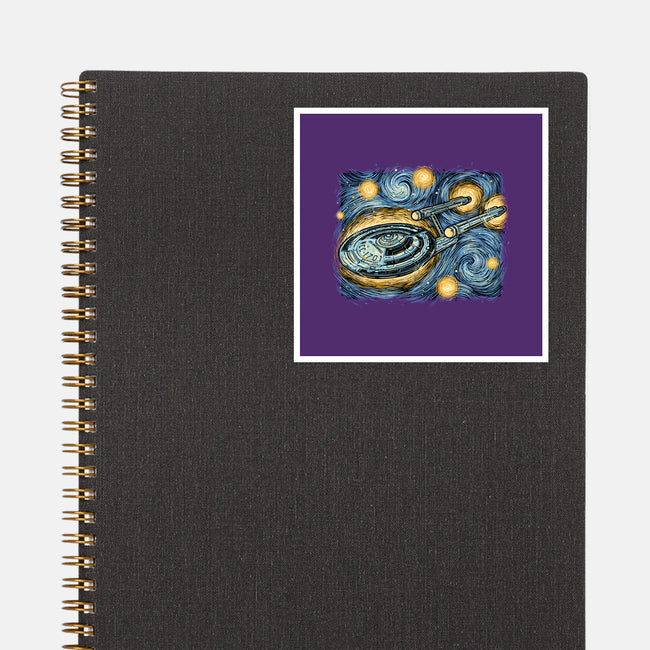 Starry Journey-None-Glossy-Sticker-momma_gorilla
