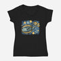 Starry Journey-Womens-V-Neck-Tee-momma_gorilla