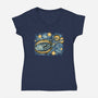Starry Journey-Womens-V-Neck-Tee-momma_gorilla