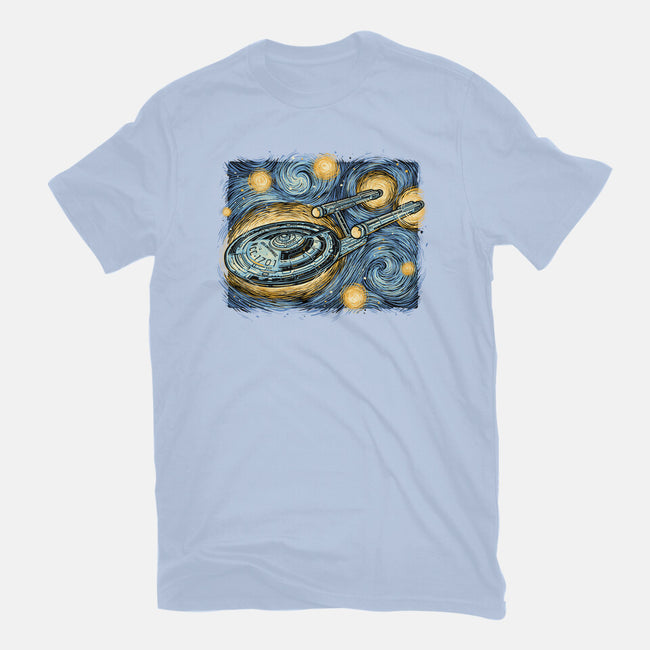 Starry Journey-Unisex-Basic-Tee-momma_gorilla