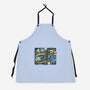 Starry Journey-Unisex-Kitchen-Apron-momma_gorilla