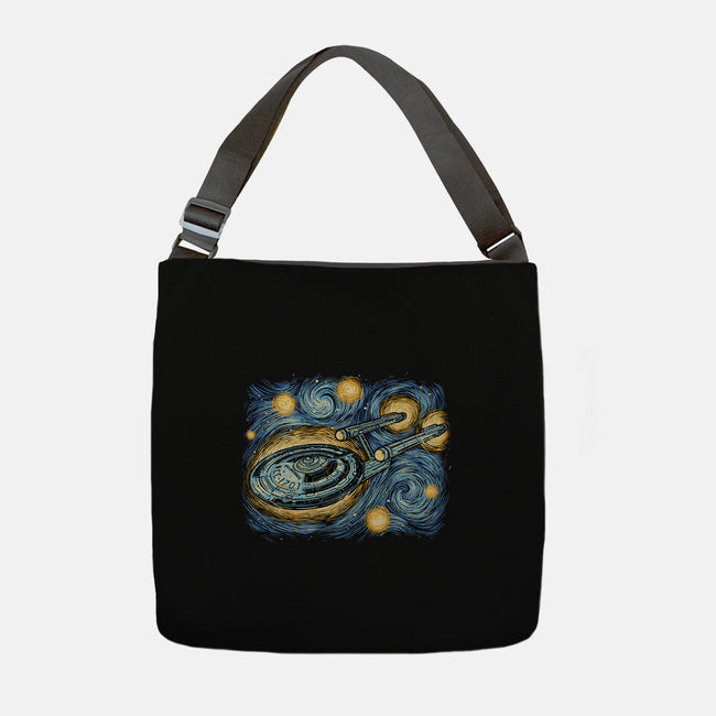 Starry Journey-None-Adjustable Tote-Bag-momma_gorilla