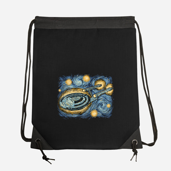 Starry Journey-None-Drawstring-Bag-momma_gorilla