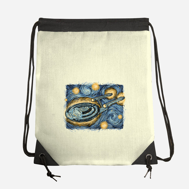 Starry Journey-None-Drawstring-Bag-momma_gorilla