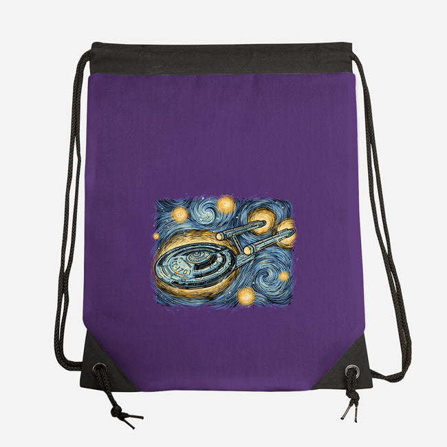 Starry Journey-None-Drawstring-Bag-momma_gorilla