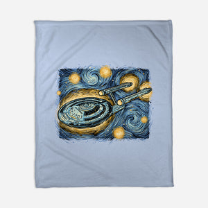 Starry Journey-None-Fleece-Blanket-momma_gorilla