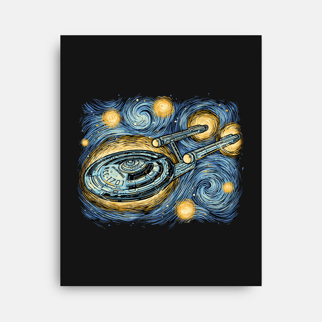 Starry Journey-None-Stretched-Canvas-momma_gorilla