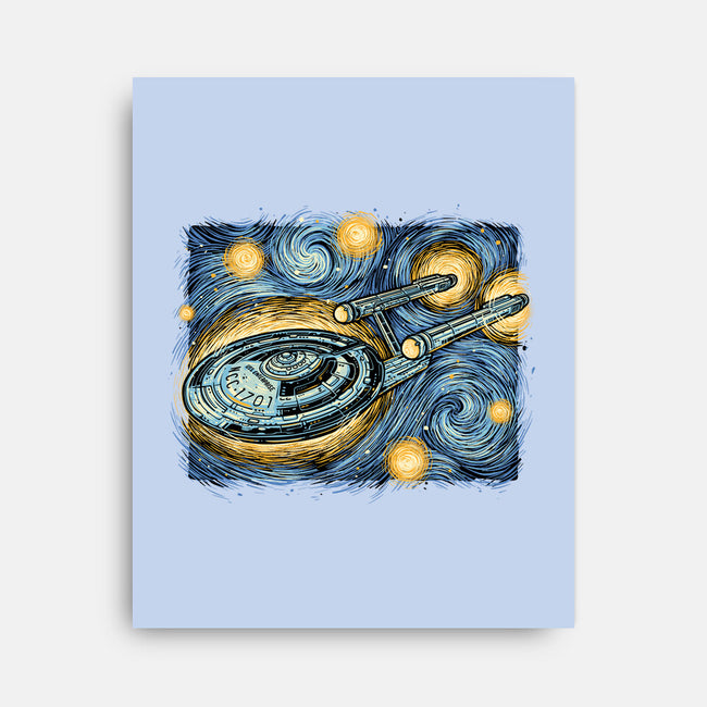 Starry Journey-None-Stretched-Canvas-momma_gorilla