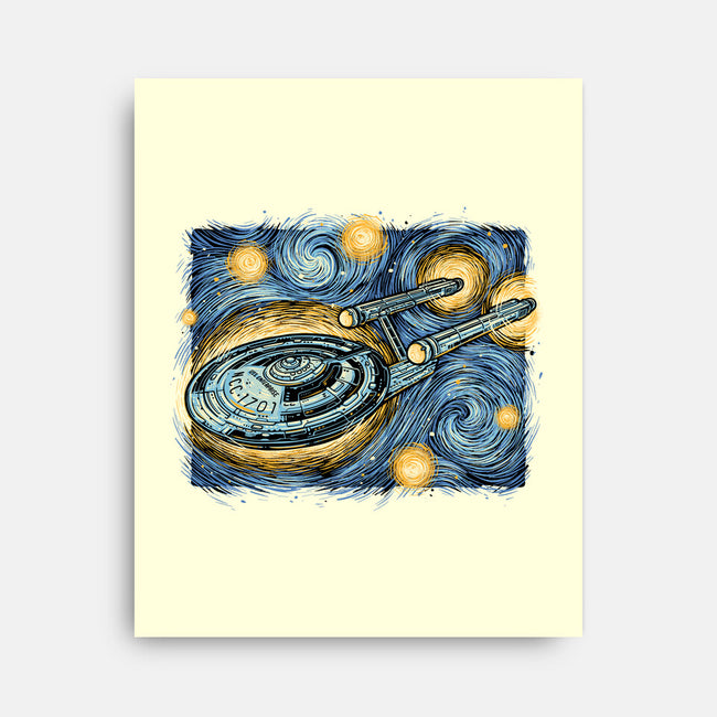 Starry Journey-None-Stretched-Canvas-momma_gorilla