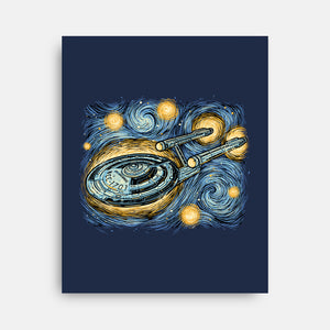 Starry Journey-None-Stretched-Canvas-momma_gorilla