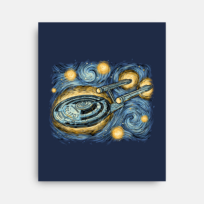 Starry Journey-None-Stretched-Canvas-momma_gorilla