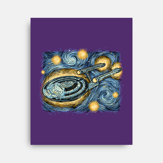 Starry Journey-None-Stretched-Canvas-momma_gorilla