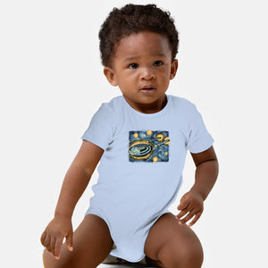 Starry Journey-Baby-Basic-Onesie-momma_gorilla