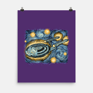 Starry Journey-None-Matte-Poster-momma_gorilla
