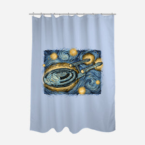 Starry Journey-None-Polyester-Shower Curtain-momma_gorilla