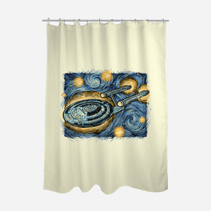 Starry Journey-None-Polyester-Shower Curtain-momma_gorilla