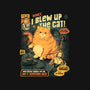 Honey I Blew Up The Cat-Womens-V-Neck-Tee-eduely