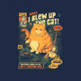 Honey I Blew Up The Cat-Womens-V-Neck-Tee-eduely