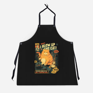 Honey I Blew Up The Cat-Unisex-Kitchen-Apron-eduely