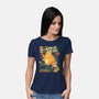 Honey I Blew Up The Cat-Womens-Basic-Tee-eduely