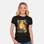 Honey I Blew Up The Cat-Womens-Fitted-Tee-eduely