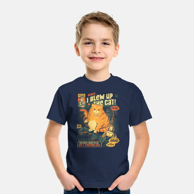 Honey I Blew Up The Cat-Youth-Basic-Tee-eduely