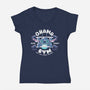 Ohana Gym-Womens-V-Neck-Tee-naomori