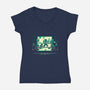 Hakuna Minecrafta-Womens-V-Neck-Tee-naomori