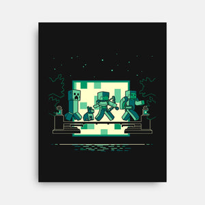 Hakuna Minecrafta-None-Stretched-Canvas-naomori