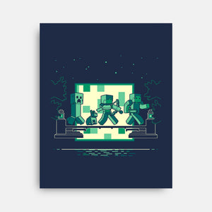 Hakuna Minecrafta-None-Stretched-Canvas-naomori