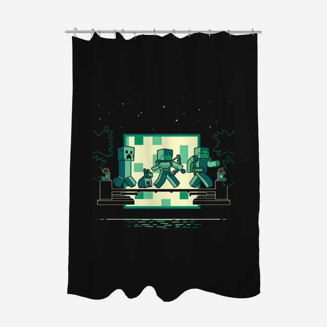 Hakuna Minecrafta-None-Polyester-Shower Curtain-naomori