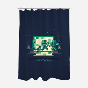 Hakuna Minecrafta-None-Polyester-Shower Curtain-naomori