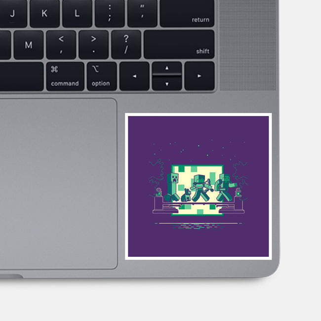 Hakuna Minecrafta-None-Glossy-Sticker-naomori