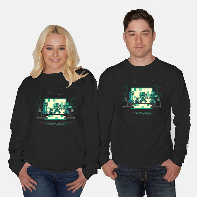 Hakuna Minecrafta-Unisex-Crew Neck-Sweatshirt-naomori