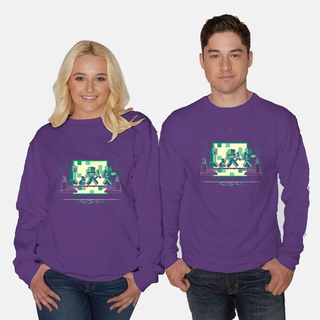 Hakuna Minecrafta-Unisex-Crew Neck-Sweatshirt-naomori