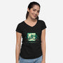 Hakuna Minecrafta-Womens-V-Neck-Tee-naomori
