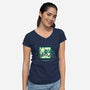 Hakuna Minecrafta-Womens-V-Neck-Tee-naomori